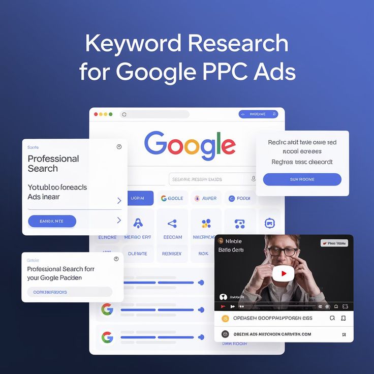 Keyword Research interface illustration
